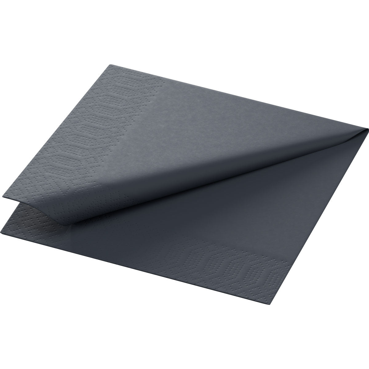 Duni Servietten – schwarz – 24 × 24 cm, 3-lagig