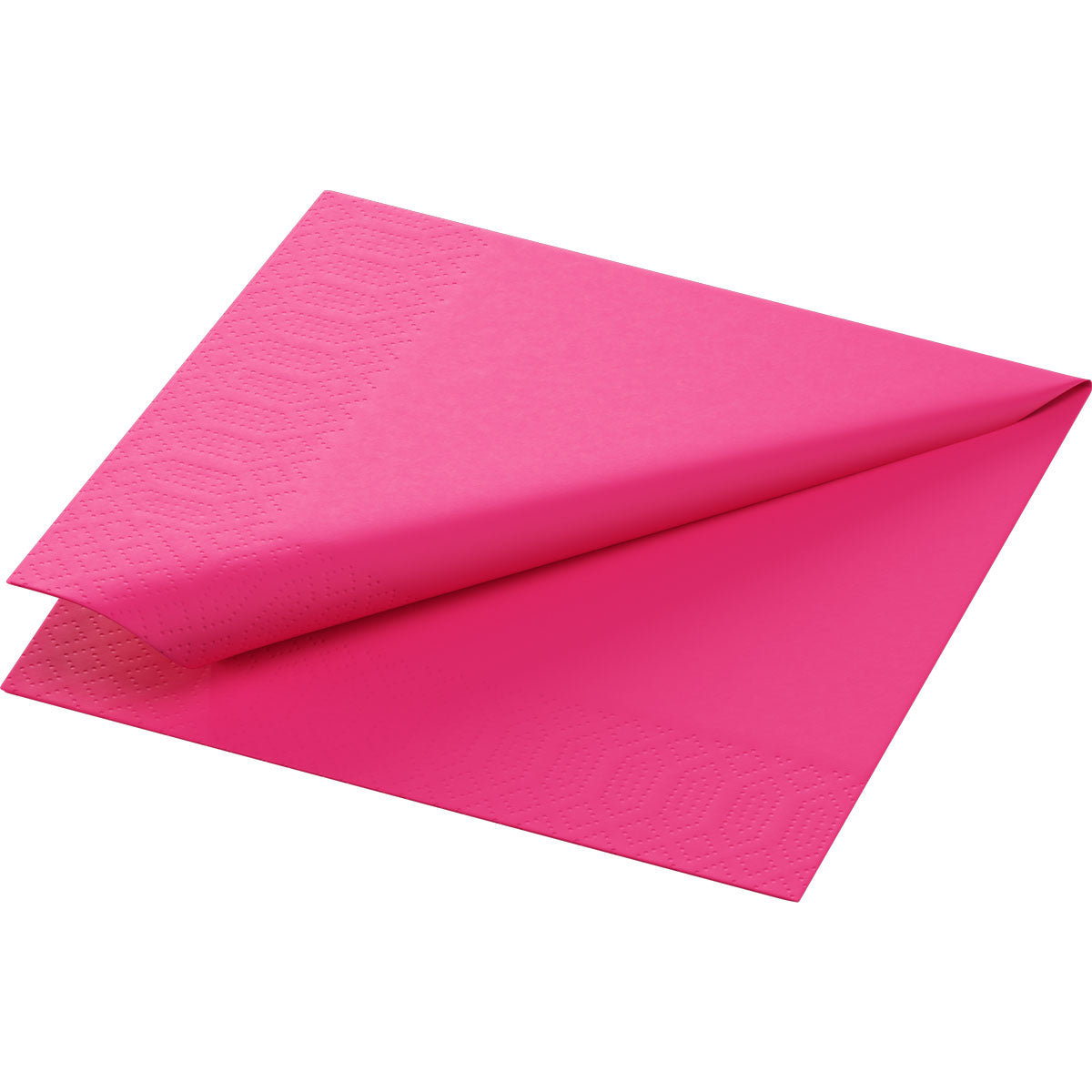 Duni Servietten fuchsia – 24 × 24 cm, 3-lagig – 250 Stück