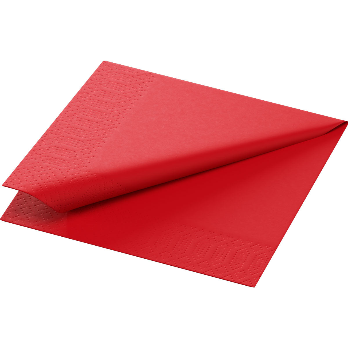 Duni Servietten rot – 24 × 24 cm, 3-lagig – 250 Stück