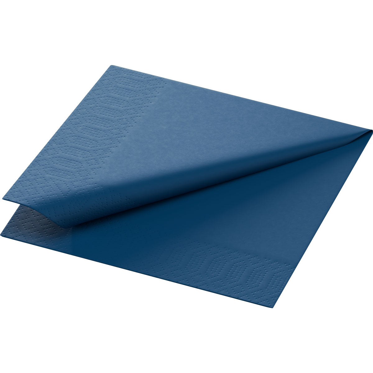 Duni Servietten dunkelblau – 24 × 24 cm, 3-lagig – 250 Stück