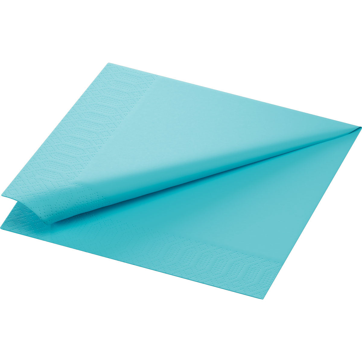 Duni Servietten mint/blau – 40 × 40 cm, 3-lagig – 250 Stück