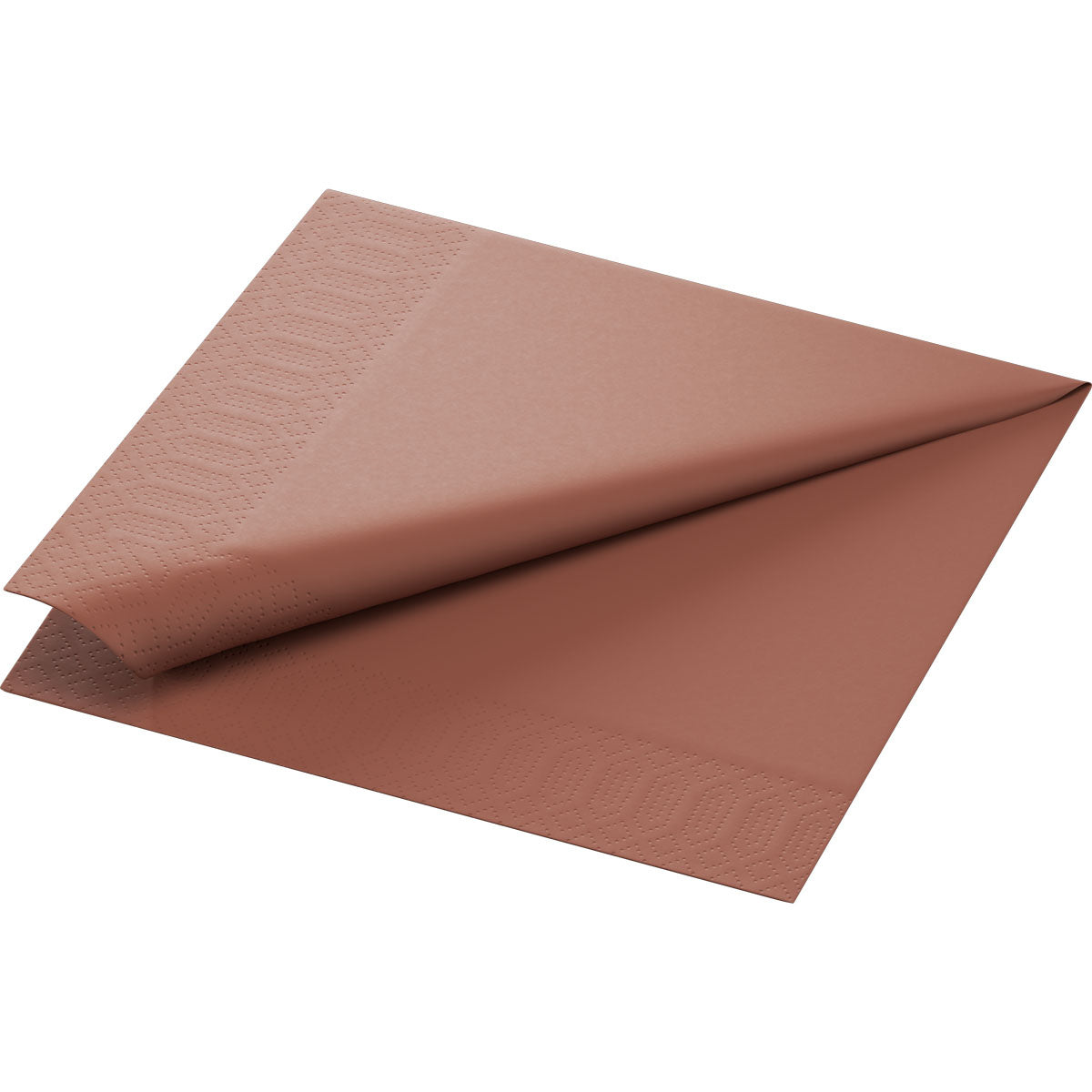Duni Servietten – braun – 40 × 40 cm, 3-lagig – 250 Stück