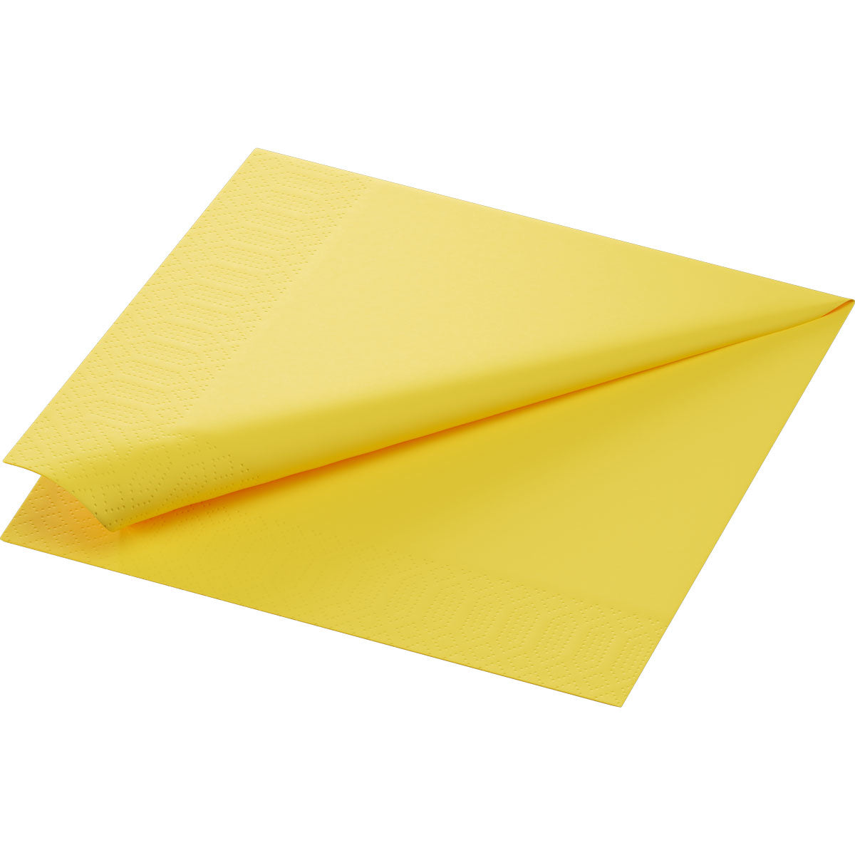 Duni Servietten – gelb – 40 × 40 cm, 3-lagig – 250 Stück