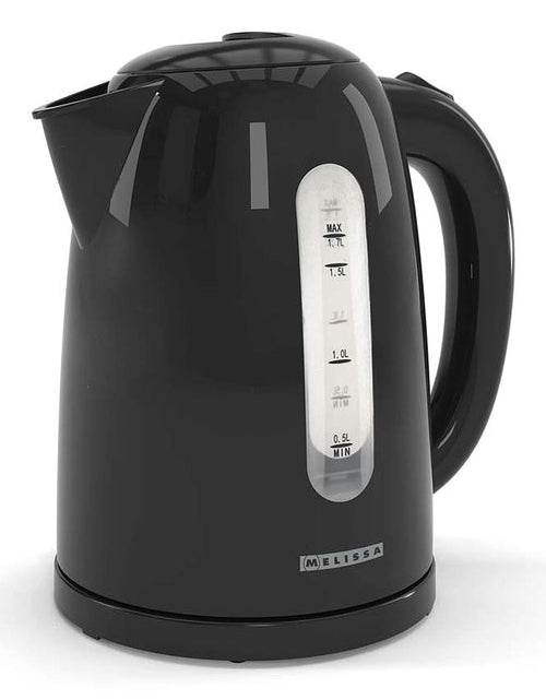 Melissa Wasserkocher 16130301 – 1,7 l, 2025 W, Schwarz, 360°-Sockel