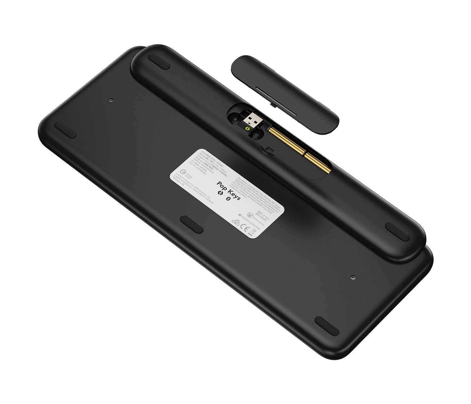 Logitech POP Keys – Tastatur, kabellos (Bluetooth/2,4 GHz), CH-Layout (DE-CH) – für Windows & macOS