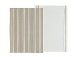Södahl Geschirrtuch Soft – Beige – 50 × 70 cm – Baumwolle – 2er-Set
