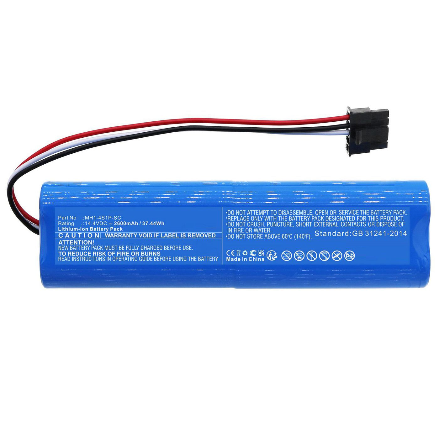 CoreParts Akku MBXVAC-BA0352 – 37,44 Wh, 14,4 V, 2600 mAh