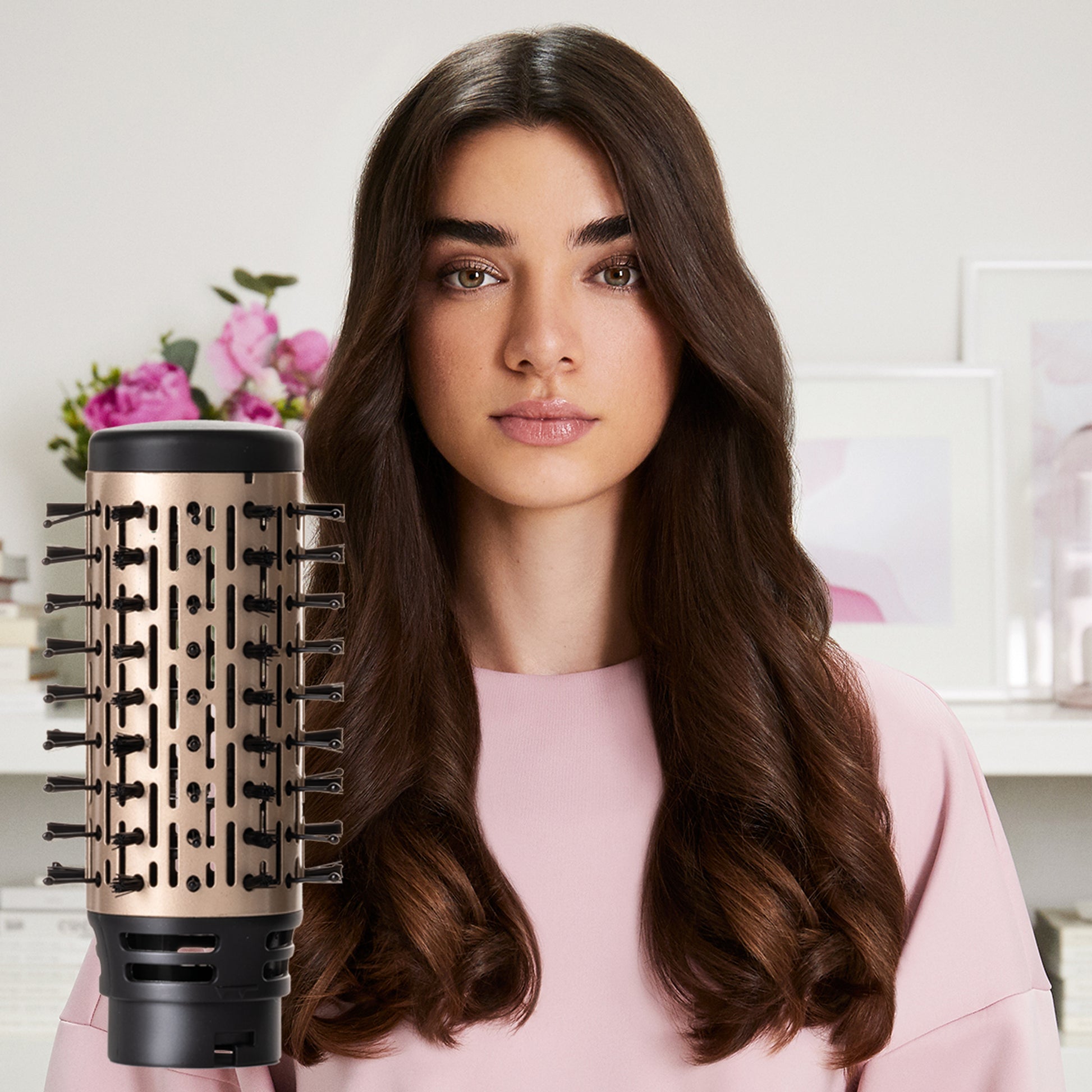 Bellissima Heissluftbürste Styler 8 in 1 – 1000 W, 2 Stufen – Gold, Weiss – Keramik, Kunststoff