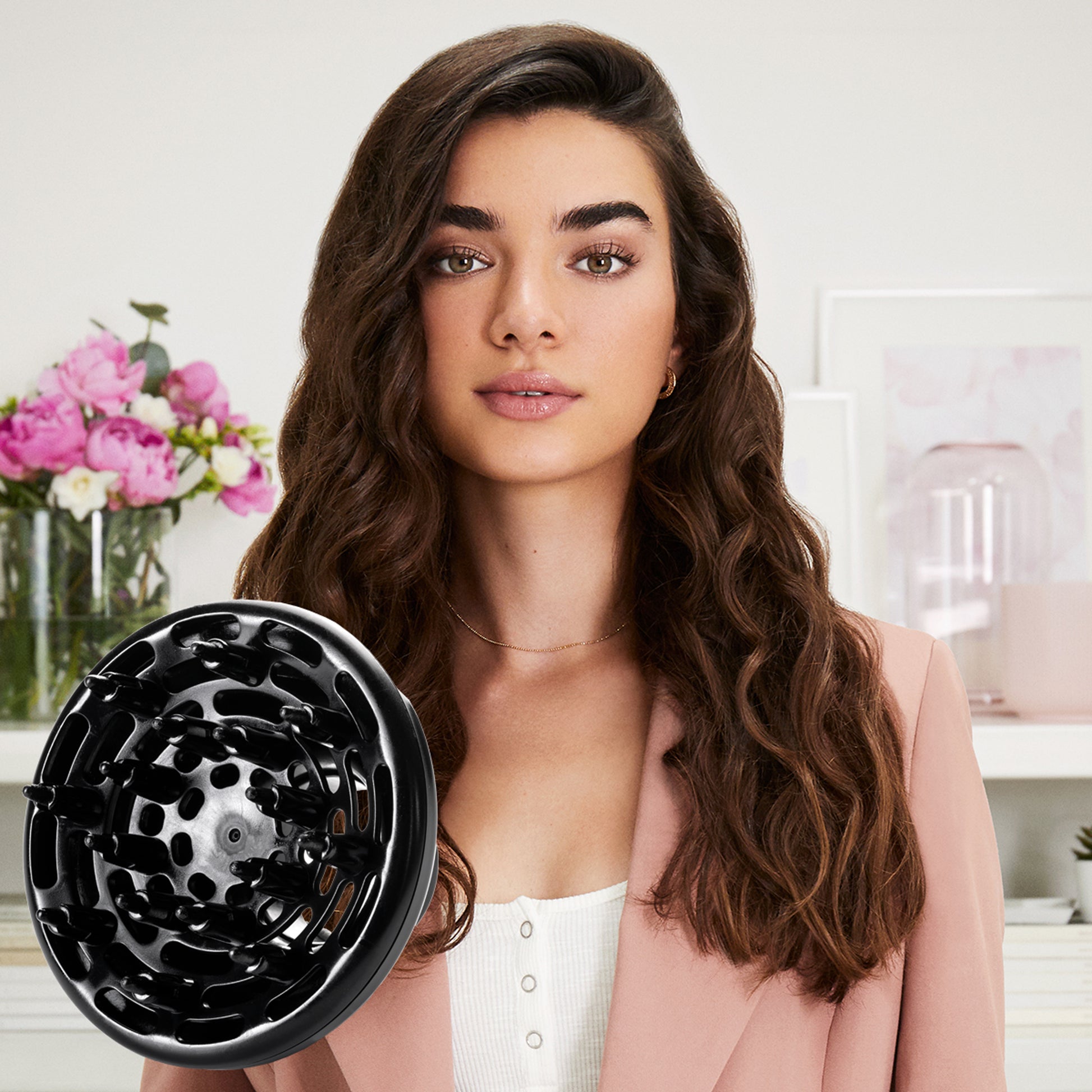 Bellissima Heissluftbürste Styler 8 in 1 – 1000 W, 2 Stufen – Gold, Weiss – Keramik, Kunststoff