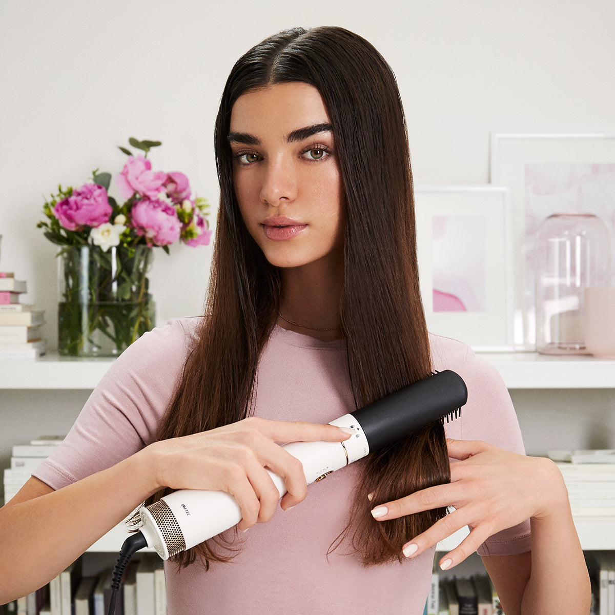 Bellissima Heissluftbürste Styler 8 in 1 – 1000 W, 2 Stufen – Gold, Weiss – Keramik, Kunststoff