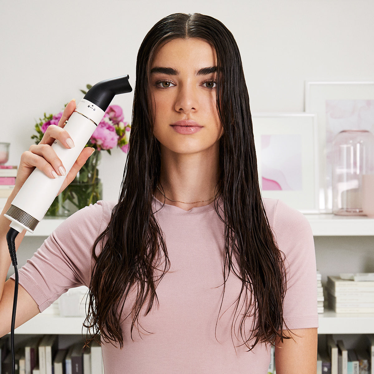 Bellissima Heissluftbürste Styler 8 in 1 – 1000 W, 2 Stufen – Gold, Weiss – Keramik, Kunststoff