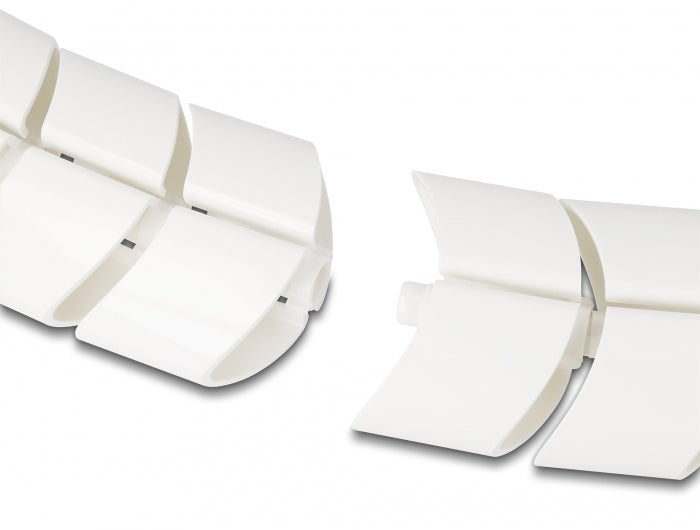DeLOCK Befestigungsglied – 75×75×45 mm – Kunststoff – Weiss, 5 Stk.
