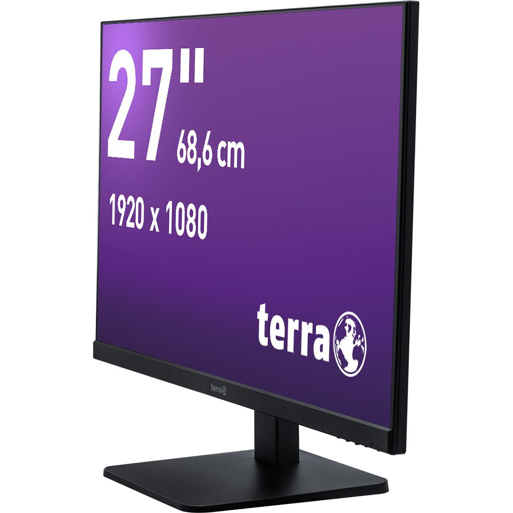TERRA 2727W V2 – Monitor, HDMI, DP, USB-C, GREENLINE PLUS, Schwarz