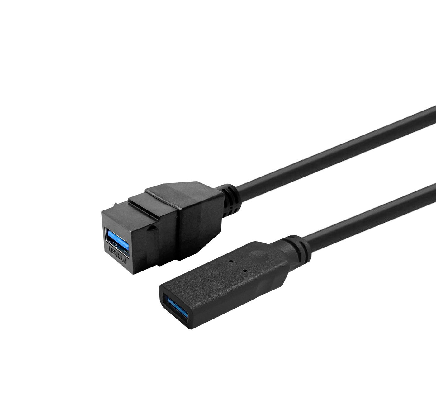 Vivolink USB-Adapter USB-A (Buchse) auf USB-A (Stecker) – USB 3.2 Gen 1 (5 Gbit/s) – Schwarz