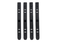 QNAP FIXER-HDD35-BLK001 Montage-Set 3,5" HDD, werkzeuglos – Schwarz, Kunststoff, 4 Stk.