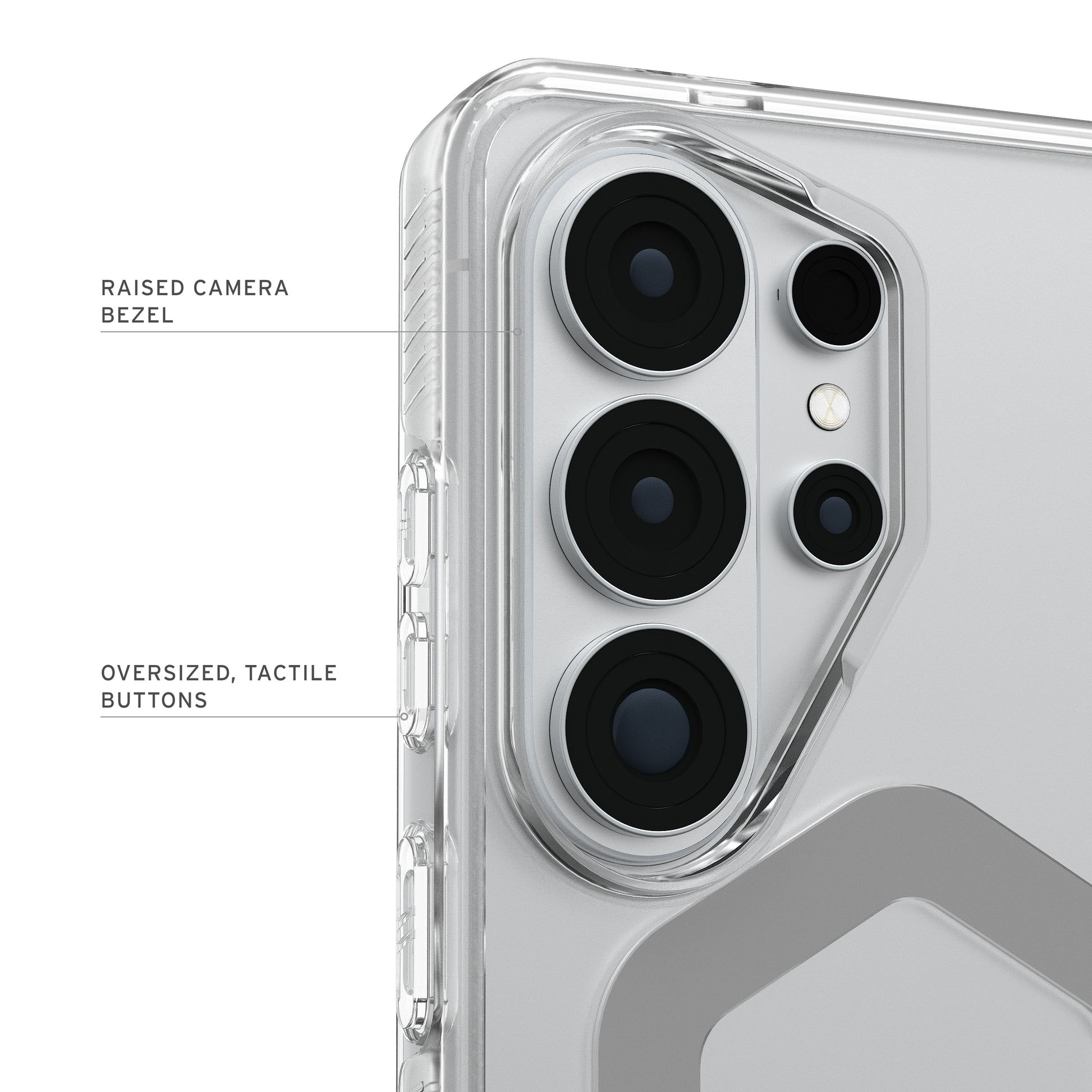 Urban Armor Gear UAG Plyo Rückcover – für Samsung Galaxy S26 Ultra, MagSafe, mit Ständer, PC, Transparent
