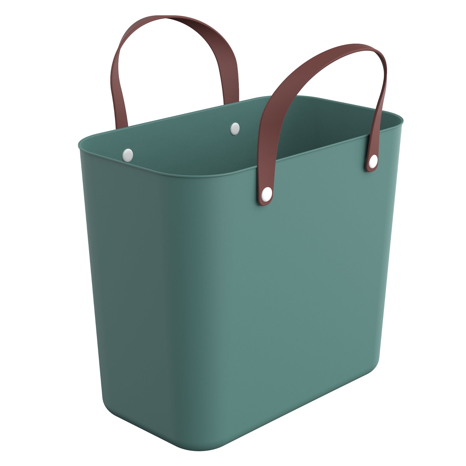 Rotho Einkaufstasche Multibag Style Albula – 25 l – 40 × 43 × 23,5 cm – Kunststoff – Mistelgrün