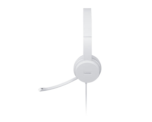 Lenovo Office-Headset – Over-Ear, Stereo, Kabel (USB-A), Grau