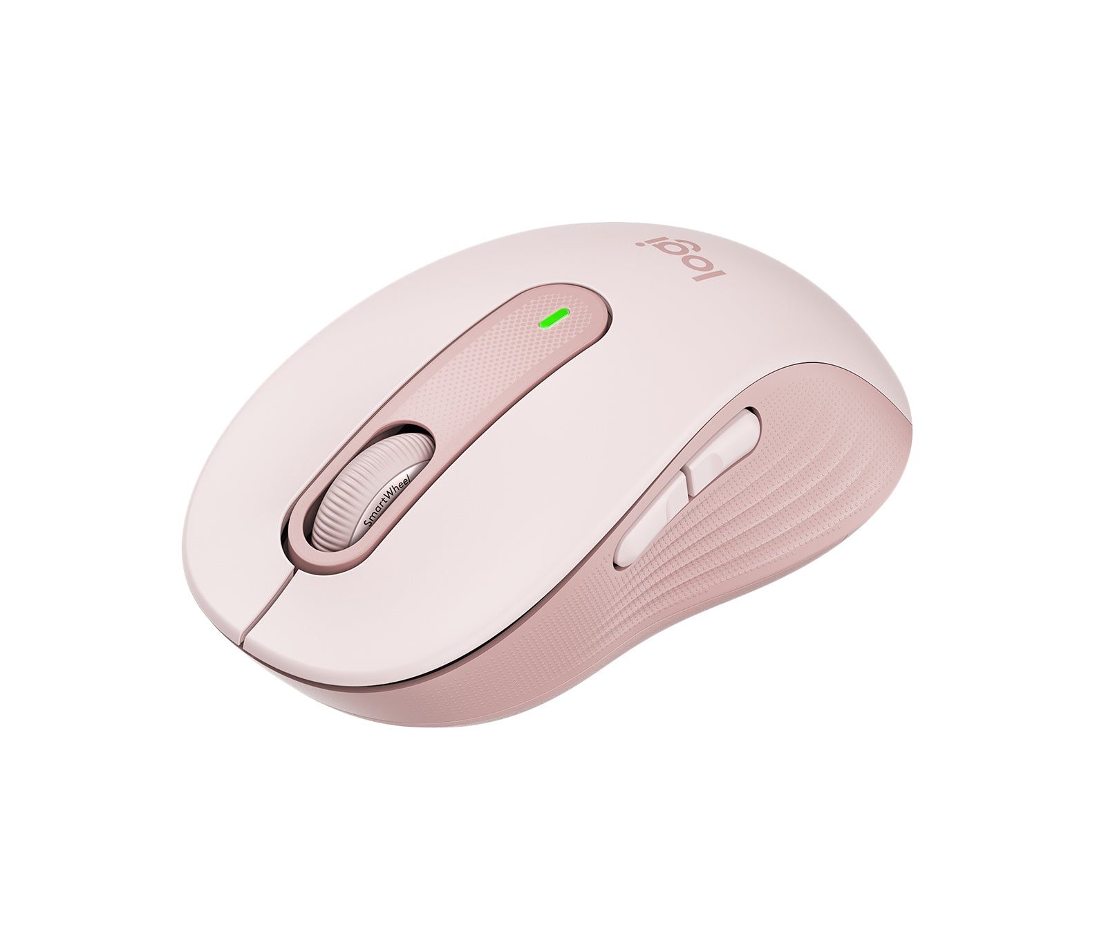 Logitech M650 Maus – kabellos, für Rechtshänder, Handflächengrösse M, Rosa