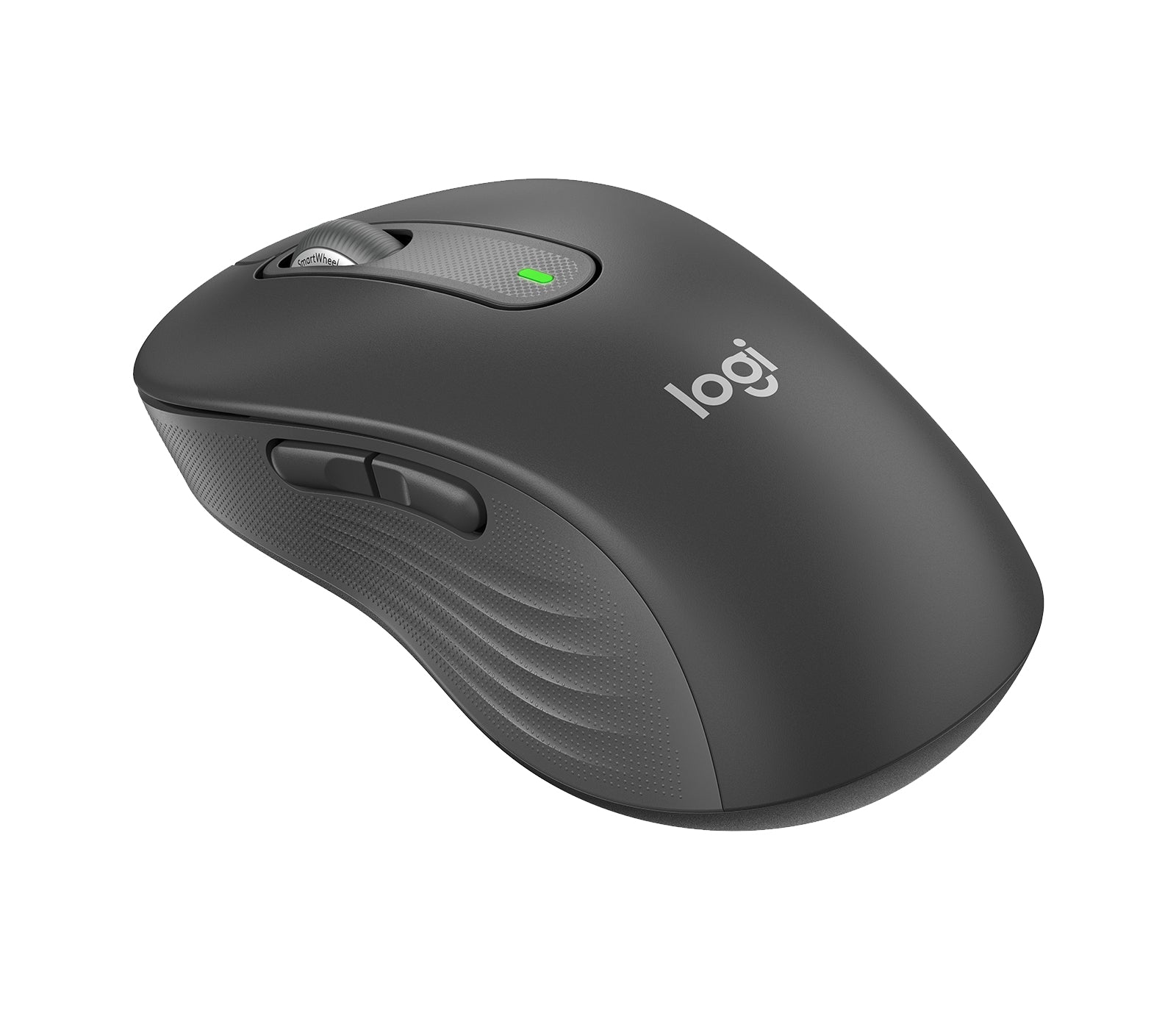 Logitech Signature M650 L – Maus, rechts, Optisch, 4000 DPI, Leises Klicken, Graphit, Grösse L
