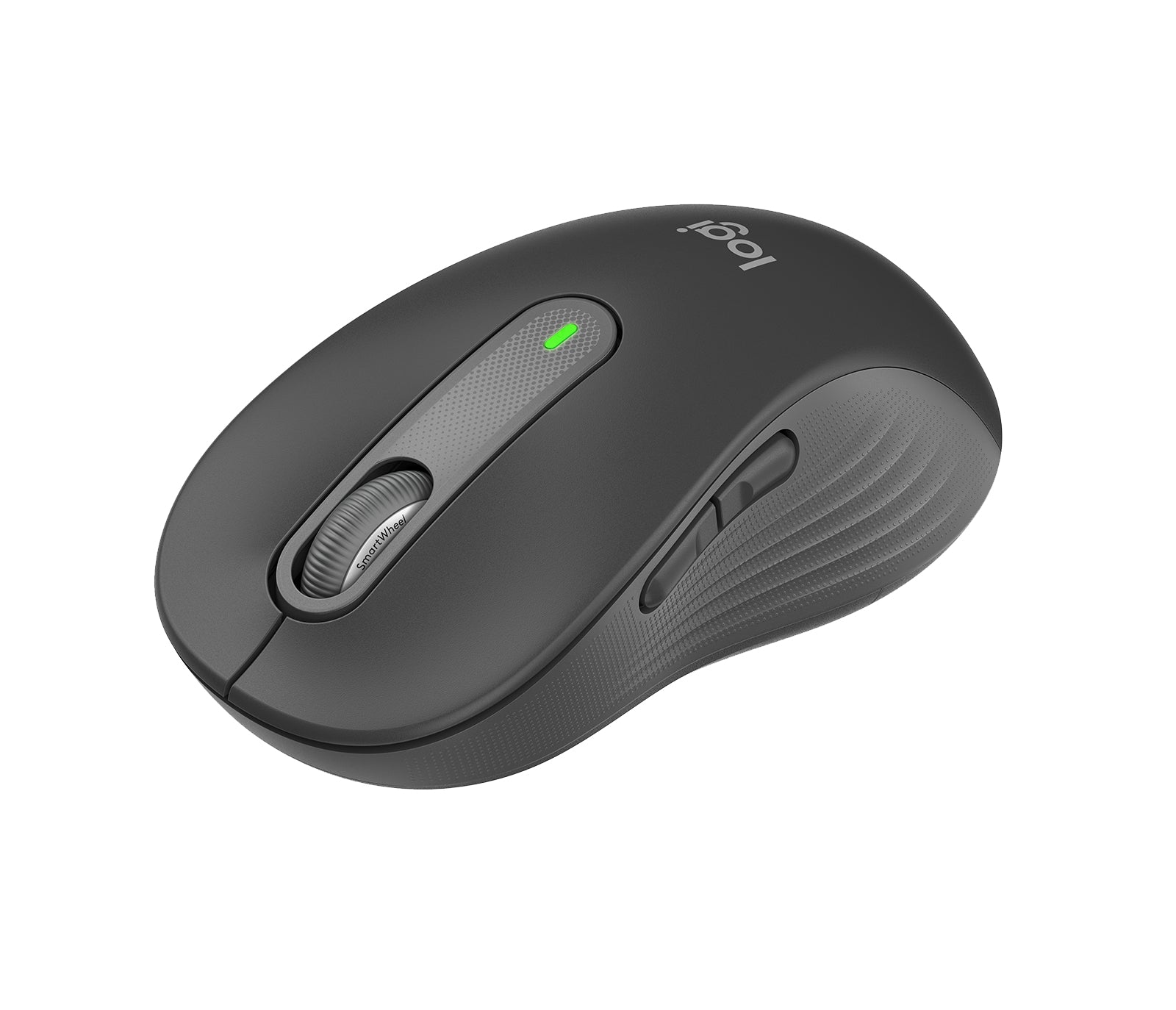 Logitech Signature M650 L – Maus, rechts, Optisch, 4000 DPI, Leises Klicken, Graphit, Grösse L