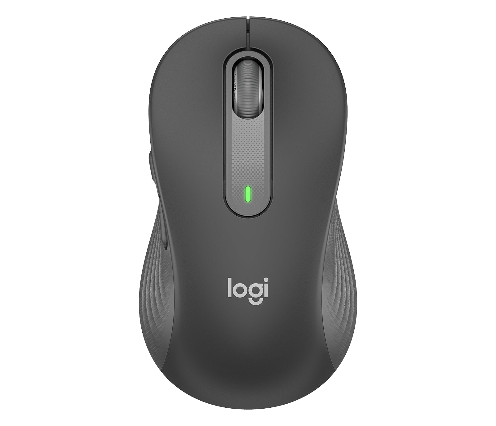 Logitech Signature M650 L – Maus, rechts, Optisch, 4000 DPI, Leises Klicken, Graphit, Grösse L