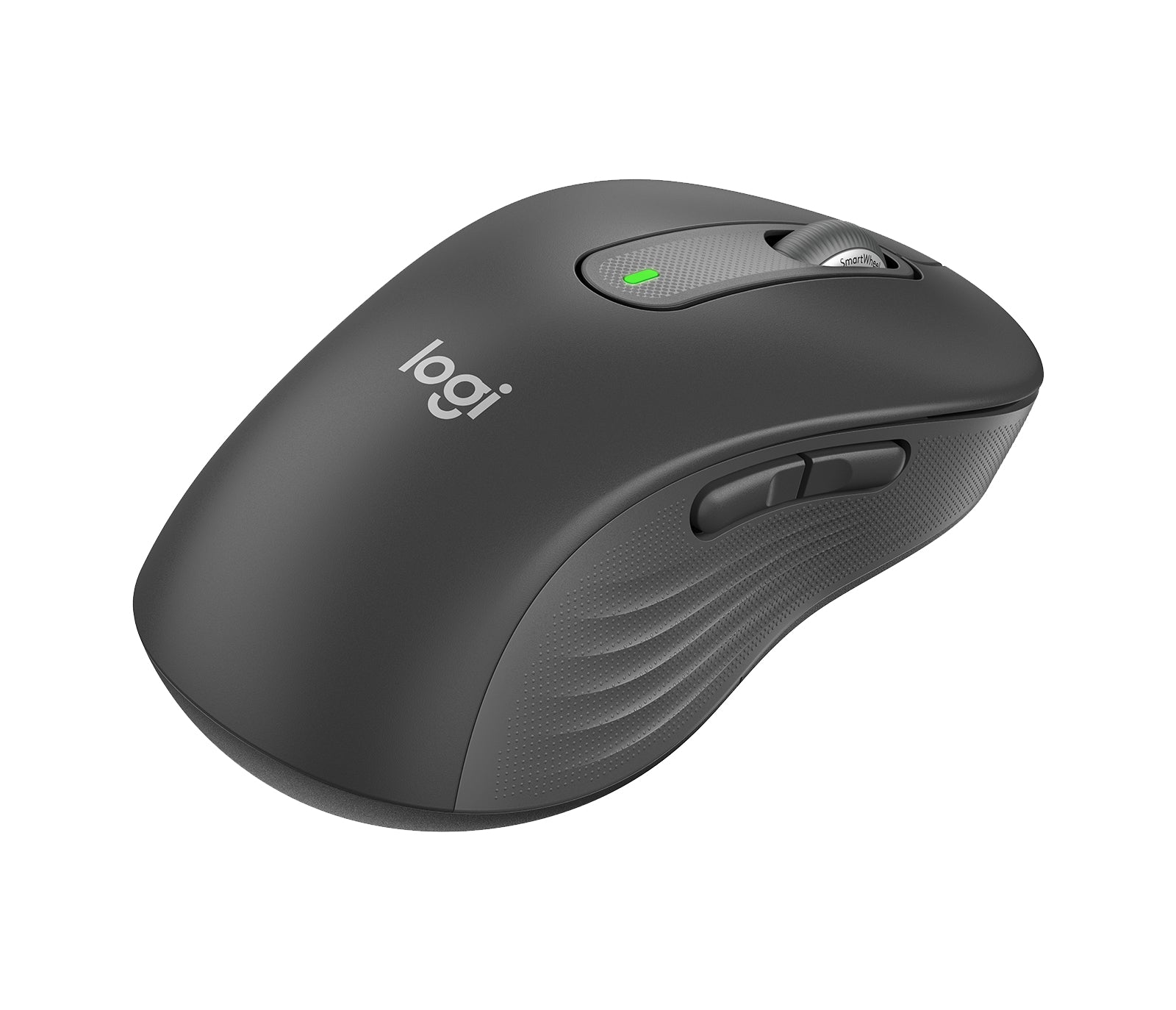 Logitech M650 L Maus – kabellos, für Linkshänder, Graphit