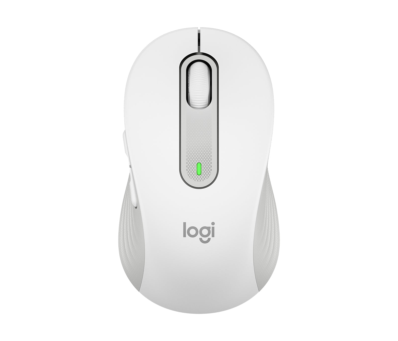 Logitech M650 Maus – kabellos, für Rechtshänder, Handflächengrösse M, weiss