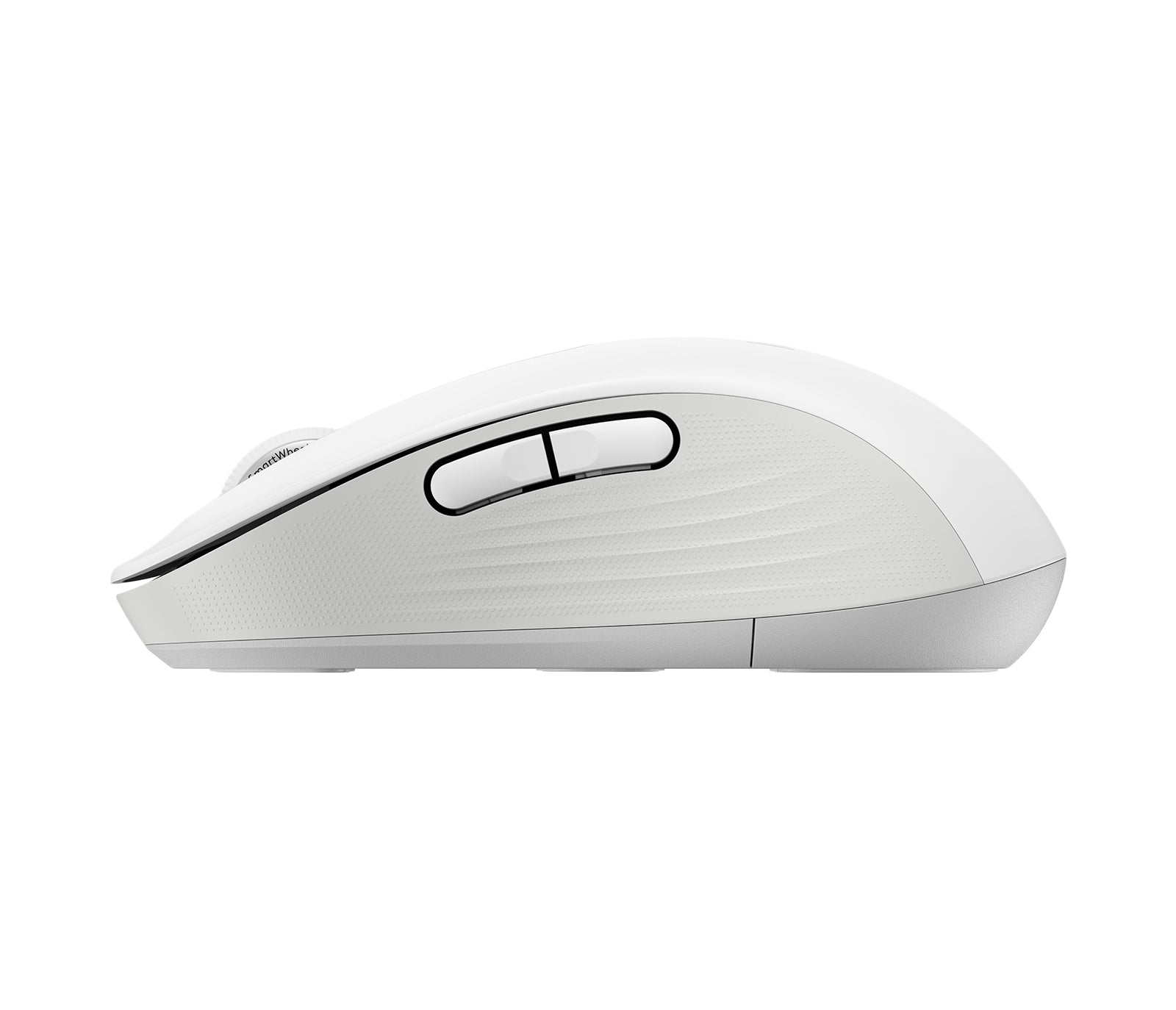 Logitech M650 L Maus – kabellos, für Rechtshänder, für Handflächen L, weiss
