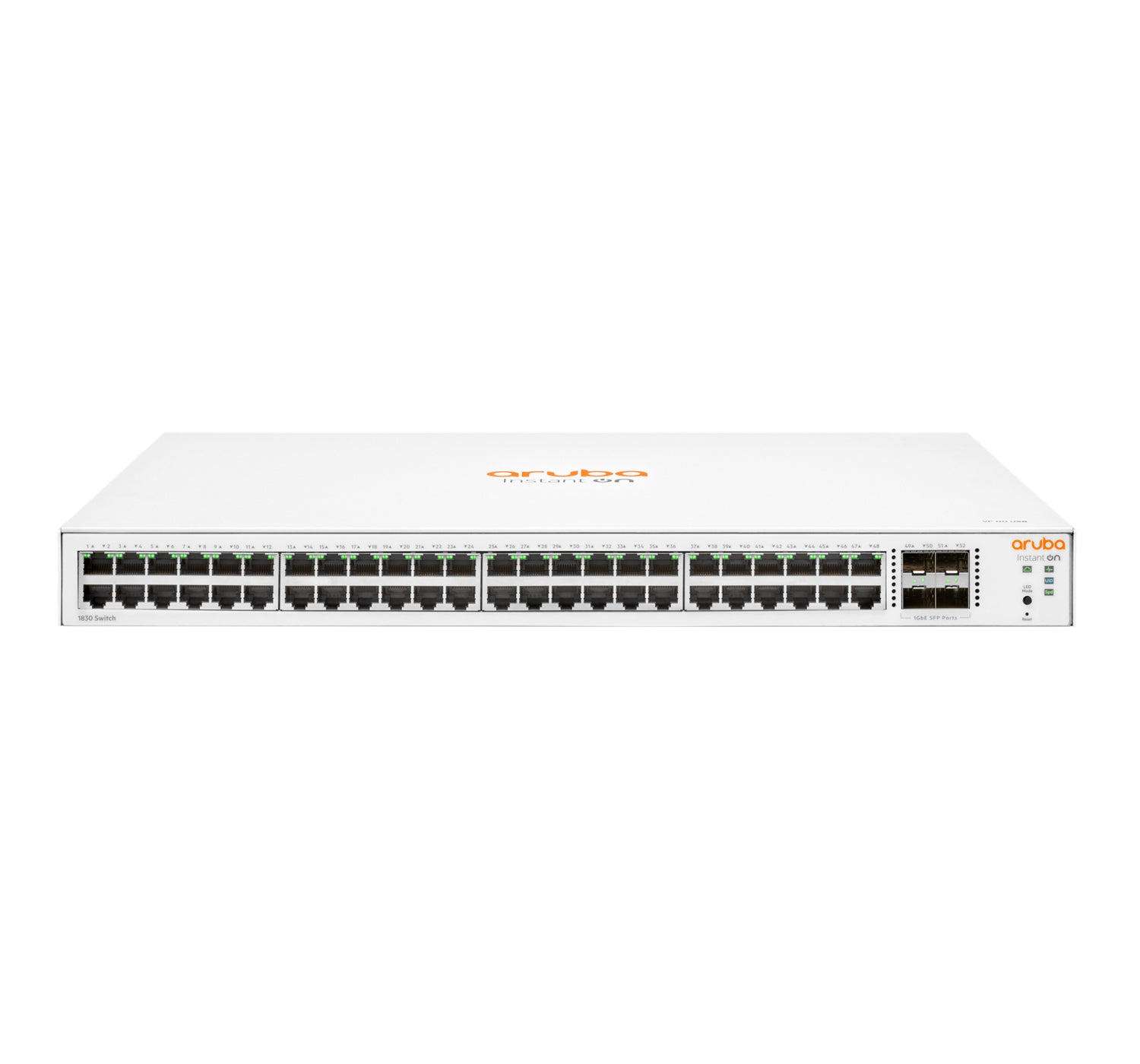 HPE Aruba Instant On 1830 48G 4SFP – Managed Switch – 48×GbE, 4×SFP, L2, 1U