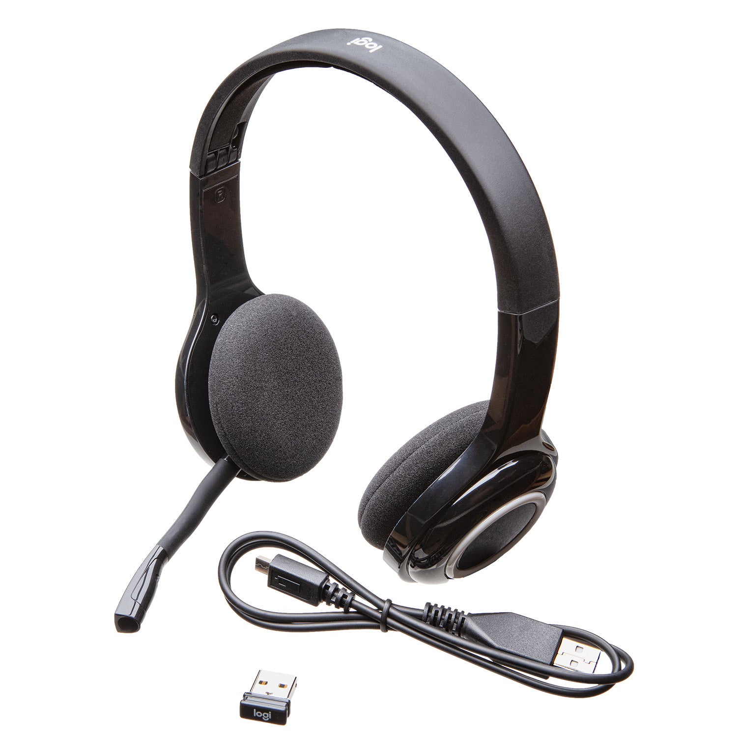 Logitech H600 – On-Ear Headset – USB-A, mit Mikrofon – Schwarz