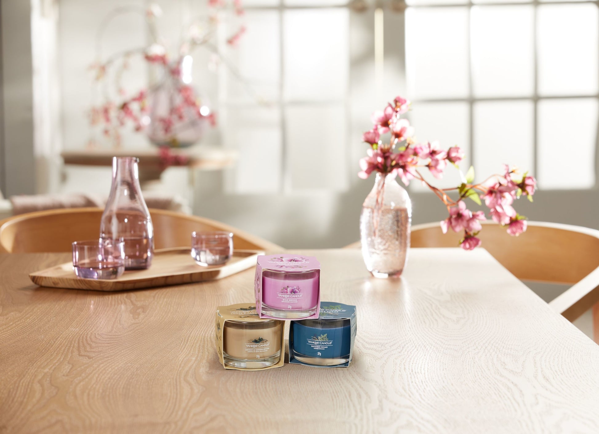Yankee Candle Duftkerze – Wild Orchid – Ø 5,4 × 4,5 cm – 10 h