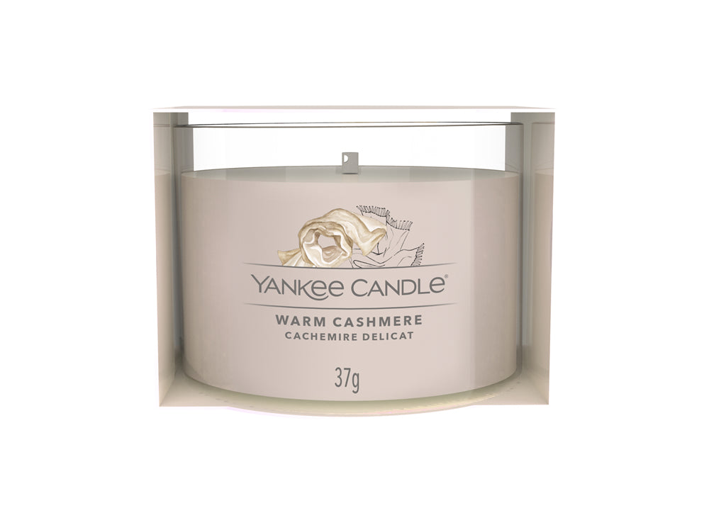 Yankee Candle Warm Cashmere – Duftkerze, Votivkerze im Glas