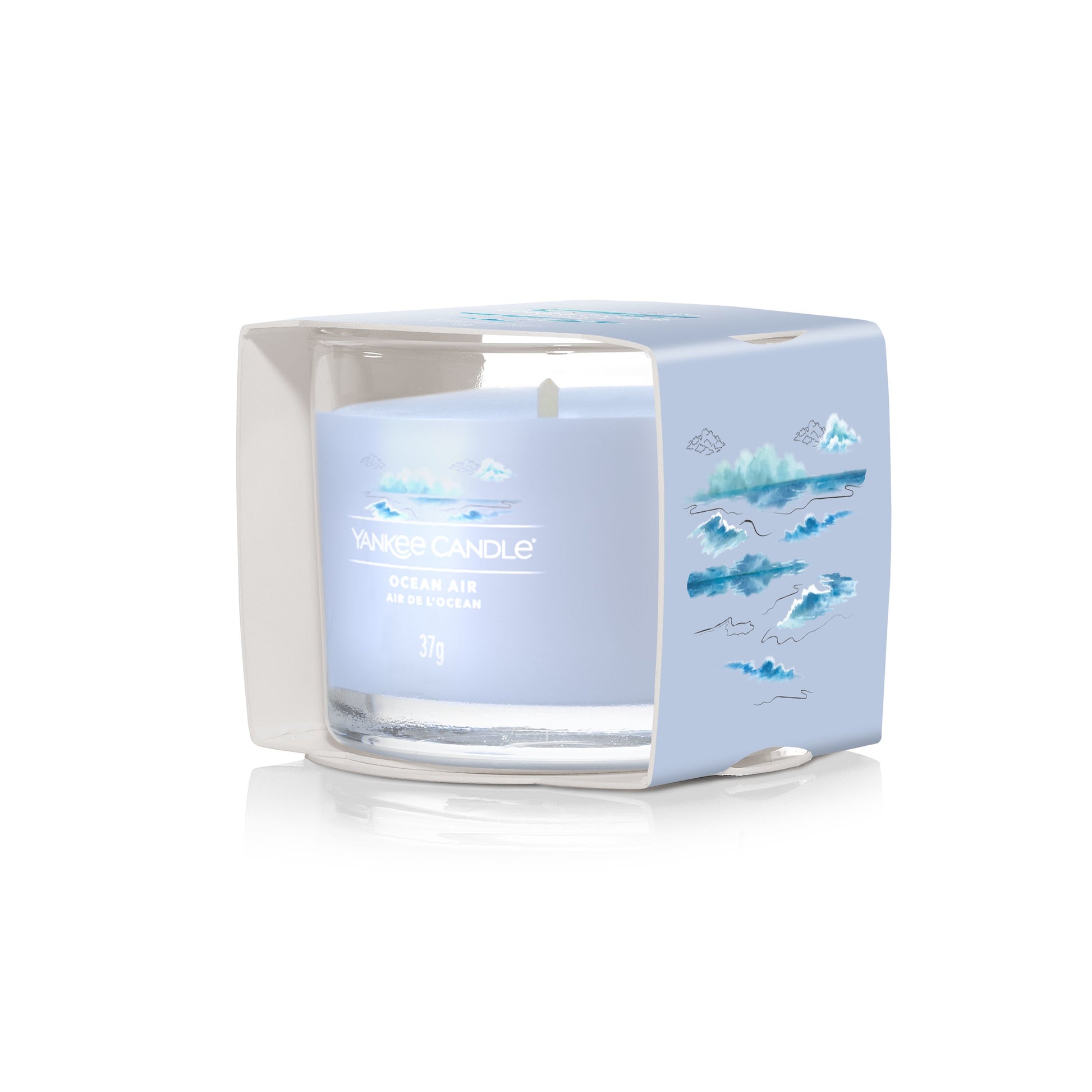 Yankee Candle Duftkerze – Ocean Air – Ø 5,4 × 4,5 cm – ca. 10 h