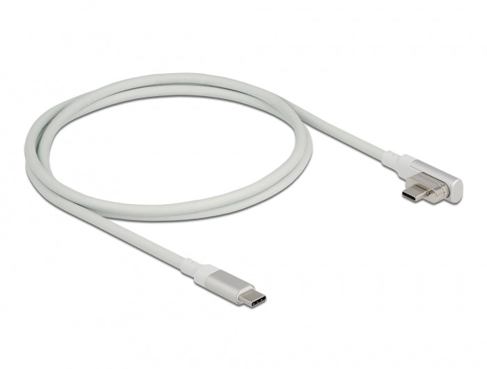 DeLOCK HDMI Typ A auf USB-C Kabel – USB 3.2 Gen 2 – 1,2 m – 4K/60 – Abgewinkelt, Thunderbolt 3 kompatibel