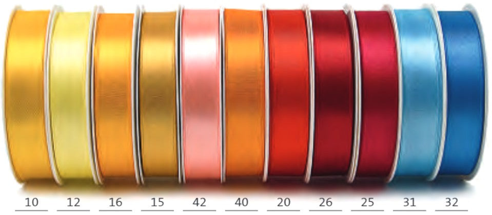 Goldina Geschenkband Satin Dunkelrot – 10 mm × 25 m – glänzend