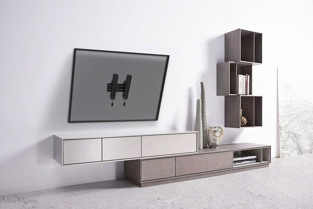 Neomounts WL35S-850BL12 – Wandhalterung, neigbar, für 24–65", VESA 75×75–200×200, bis 40 kg, schwarz