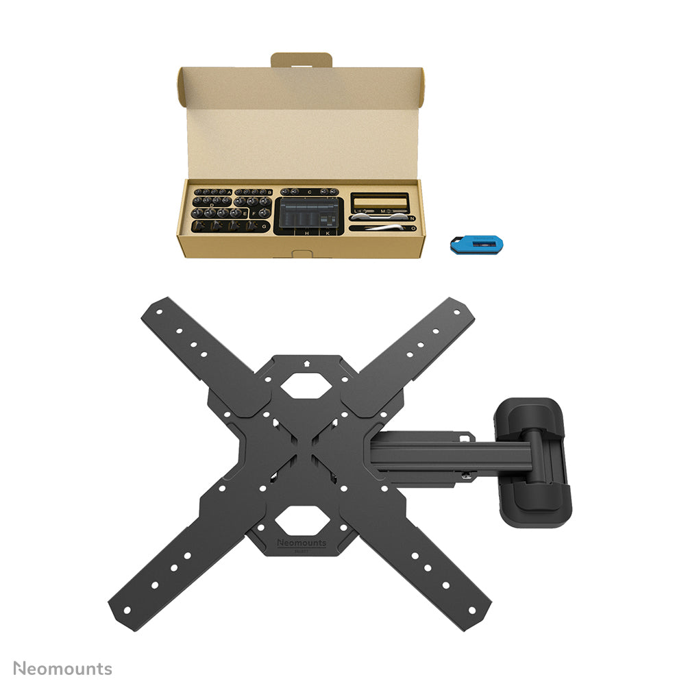 Neomounts WL40S-840BL14 – Wandhalterung, neigbar, für 32", VESA 300×300, bis 40 kg, schwarz