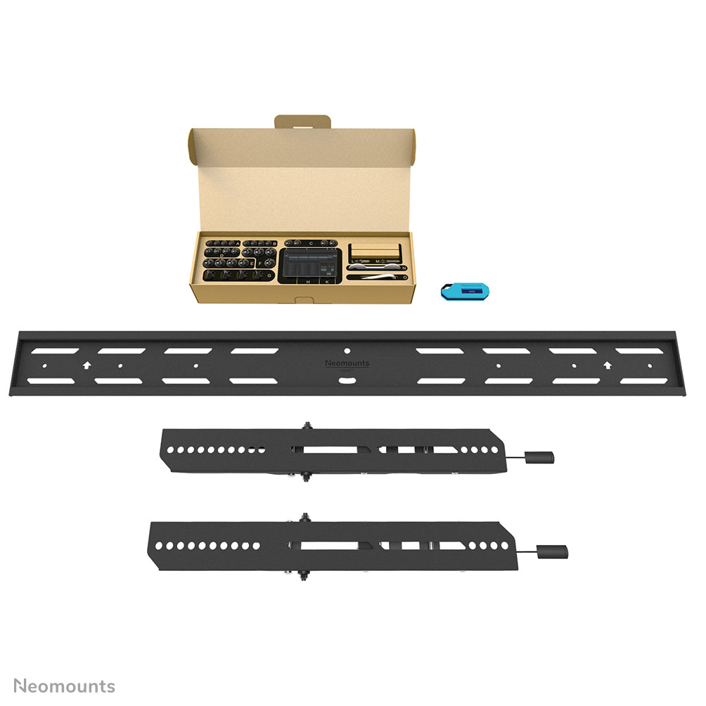 Neomounts WL30S-850BL18 – Wandhalterung, fix, für 85", VESA 100×100, bis 100 kg, schwarz