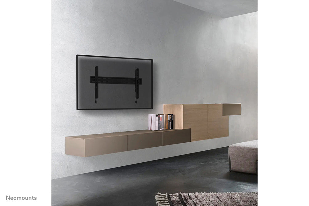 Neomounts WL30S-850BL18 – Wandhalterung, fix, für 85", VESA 100×100, bis 100 kg, schwarz