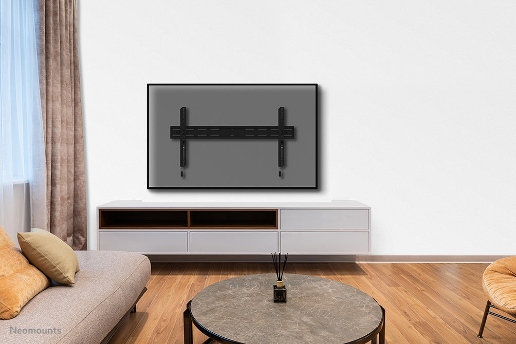 Neomounts WL30S-850BL18 – Wandhalterung, fix, für 85", VESA 100×100, bis 100 kg, schwarz