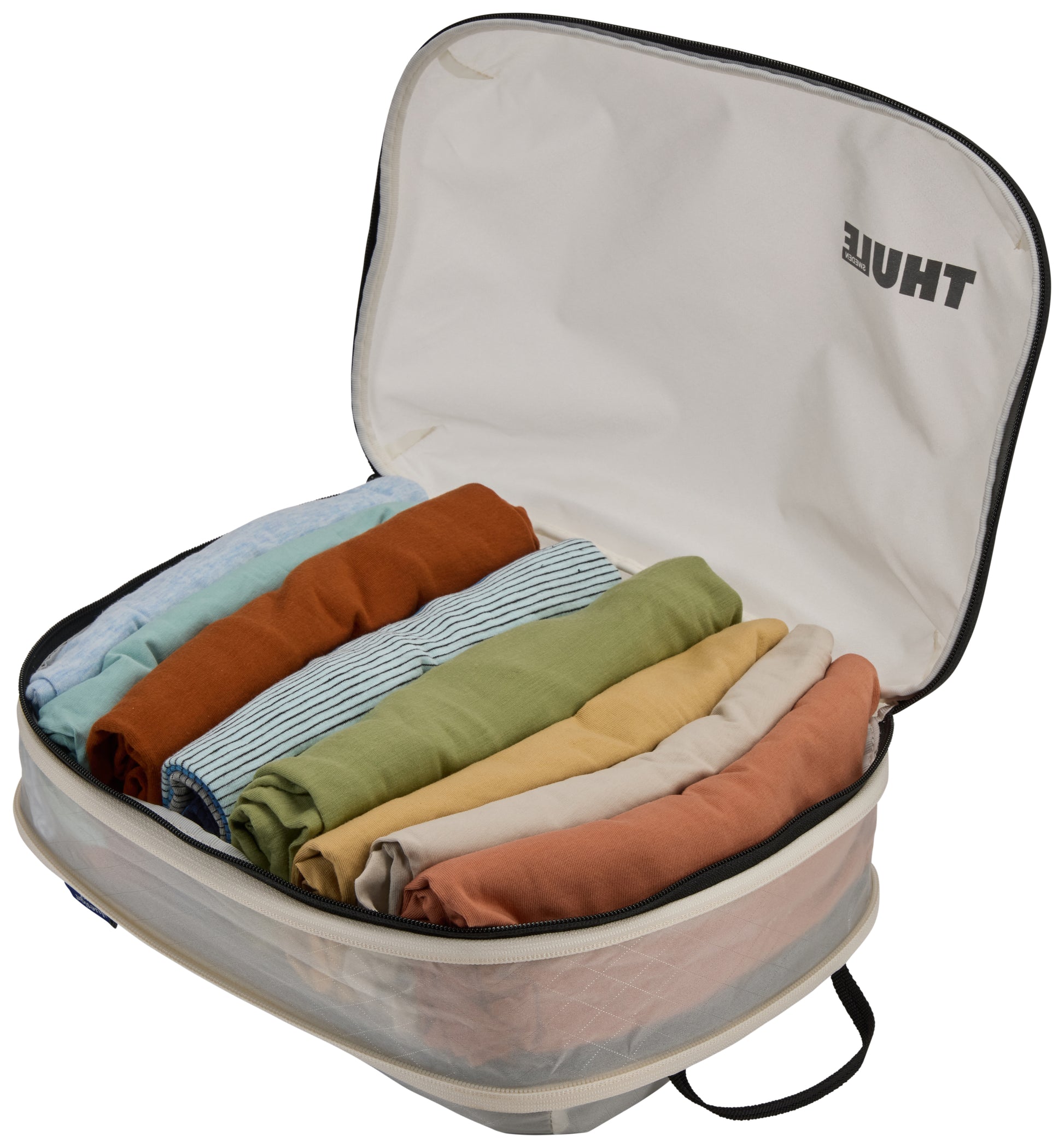 Thule Packungswürfel Compression Packing Cube (Medium), 3 l, weiss, Nylon, TCPC202, 1 Stk.