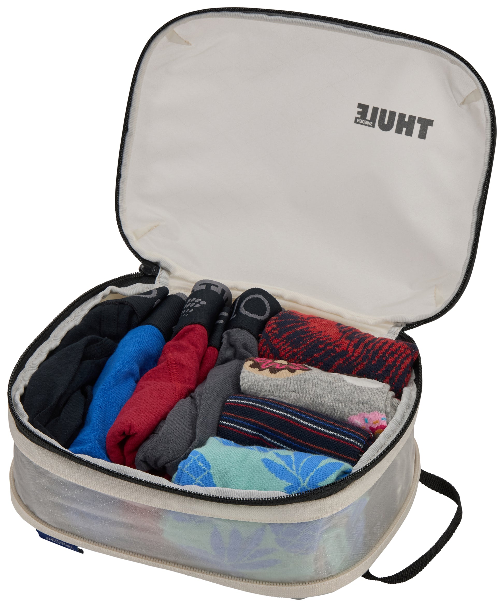 Thule Packwürfel-Set Accent TCCS201 – bluesign, 3 l – weiss, Nylon – 2-teilig