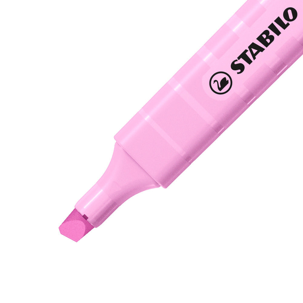 STABILO swing cool Pastel Edition Textmarker purpurrot – Keilspitze, 1–4 mm