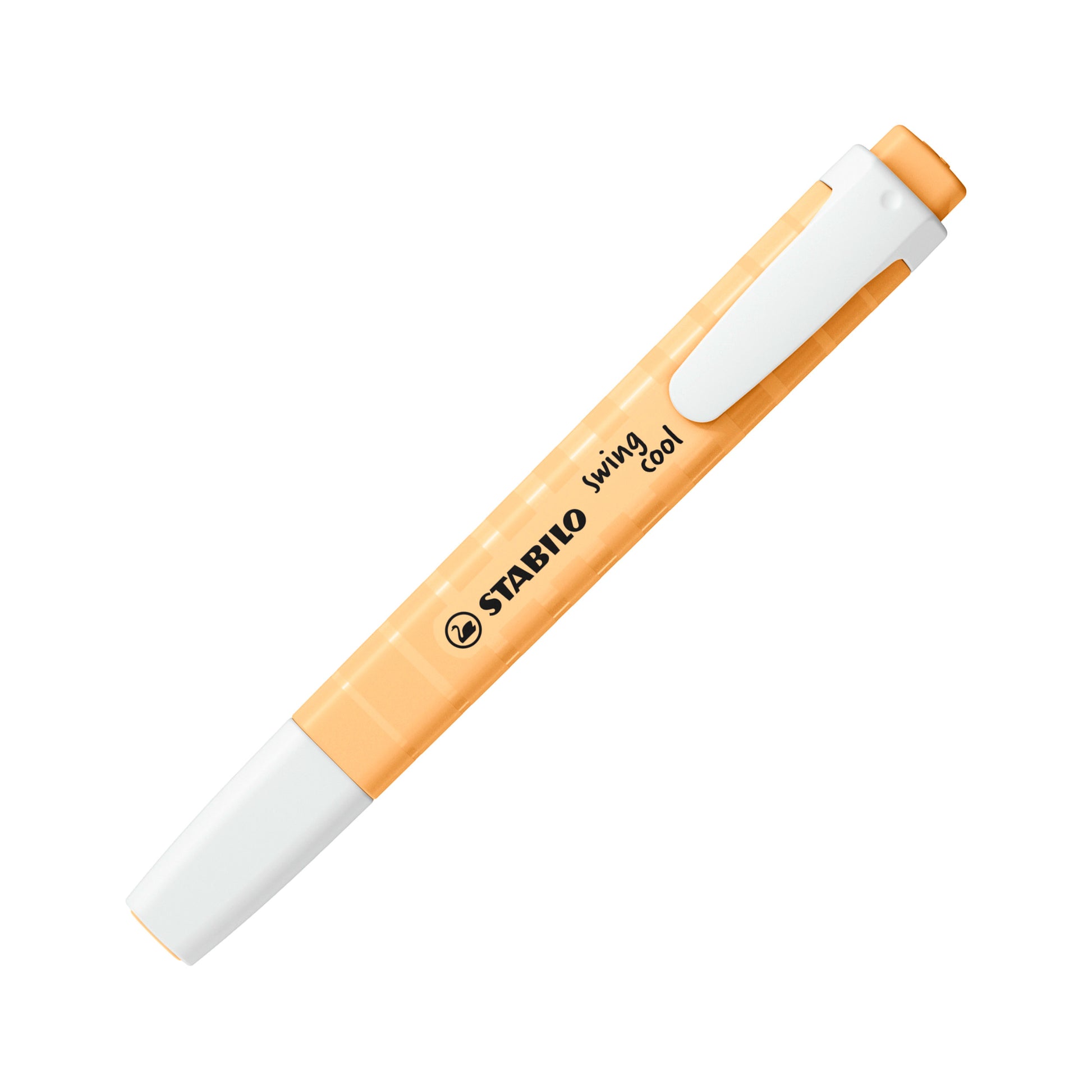 STABILO swing cool Pastel Edition Textmarker sanftes Orange – Keilspitze, 1–4 mm