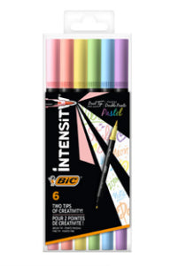 BIC Filzstifte Intensity DualTip, 6 Farben