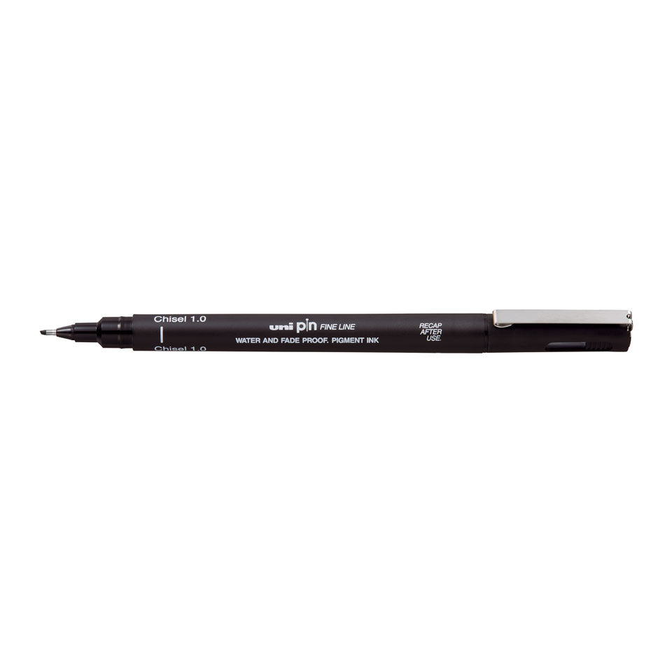 Uni-Ball Pin Fineliner – 1 mm, schwarz, wasserfest