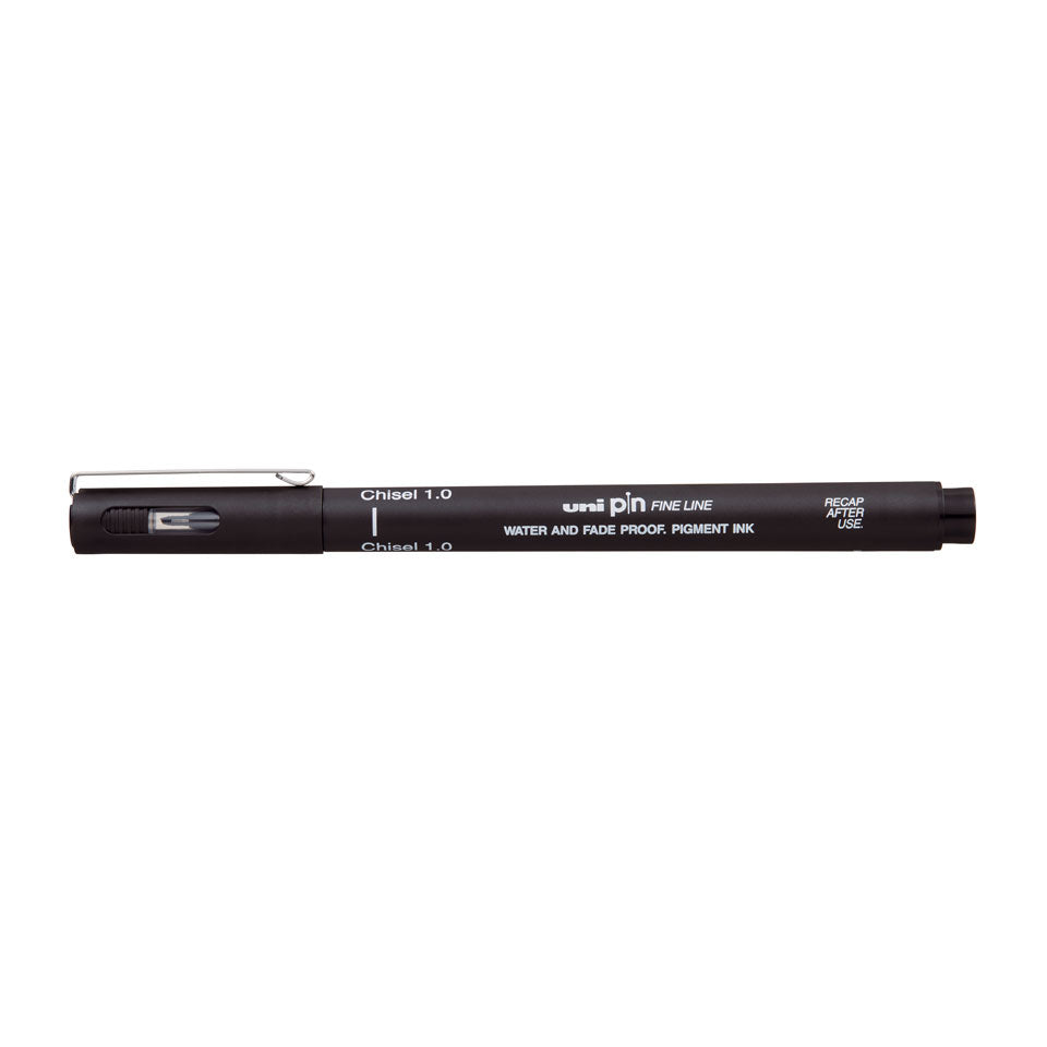 Uni-Ball Pin Fineliner – 1 mm, schwarz, wasserfest
