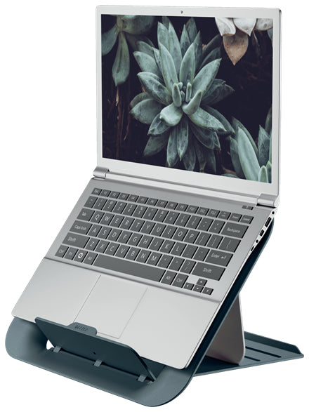 Leitz Ergo Cosy Notebookhalter – für Notebooks 13–17", Kunststoff, Samtgrau