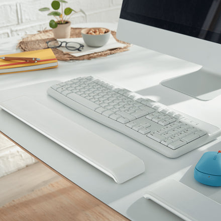 Leitz Tastatur-Handgelenkauflage – Ergo Cosy – für Tastatur – Schaumstoff – rutschfest – 437×71×22 mm – Grau